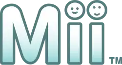 das Mii Logo, nicht das Logo des Spieles