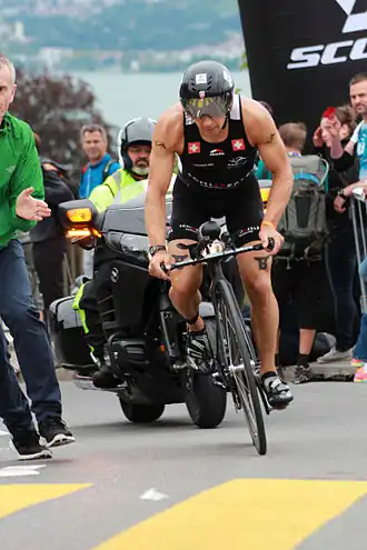Mike Schifferle beim Ironman Switzerland, 2014