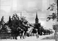 Ansicht der evangelischen Kirche der Pietisten in Neu-Tiflis (vor der Zerstörung durch die Bolschewiken).