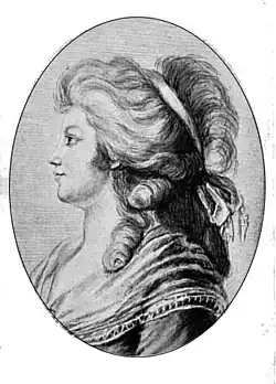 Porträt von Minna Stock durch ihre Schwester Dora Stock