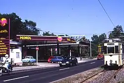 Minol-Tankstelle in Strausberg bei Berlin (1992)