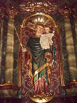 Kopie des alten Gnadenbildes im Kloster St. Magdalena