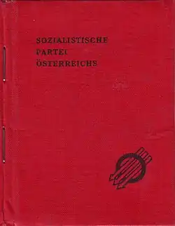 SPÖ-Mitglieds­buch 1955