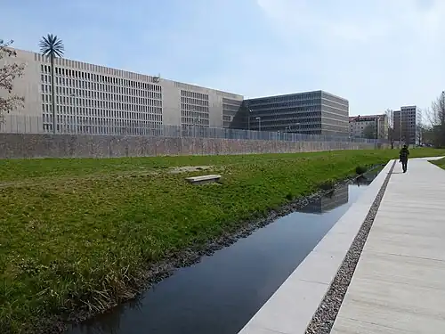 Südpanke hinter der BND-Zentrale