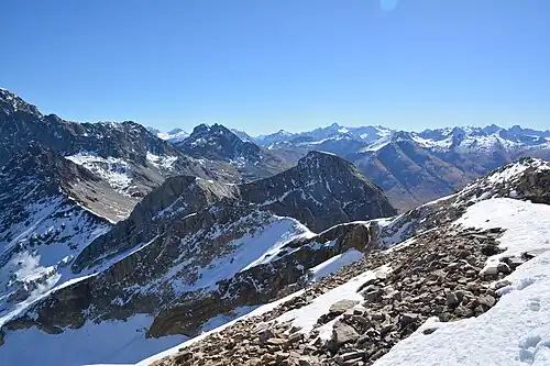 Blick nach Südosten zu Mittler Wissberg