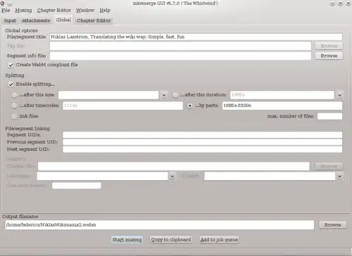 Version 5.7.0 (wxWidgets)