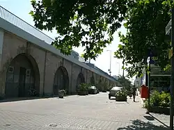 Straßenteil westlich der Putlitzbrücke