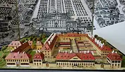 Modell des Ludwigsburger Zuchthauses aus dem 18. Jahrhundert