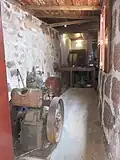 Antriebsmotor im Mühlengebäude