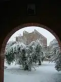 Das Kloster im Schnee