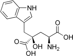Strukturformel von Monatin