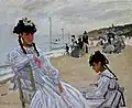 Claude Monet: Am Strand von Trouville, 1874, Musée Marmottan Monet, Paris