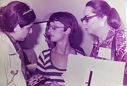 Monika Krause und Vilma Espín 1975