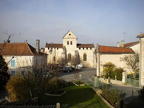 Der Ortskern von Monsec