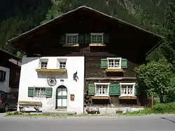 Altes Montafonerhaus in Partenen