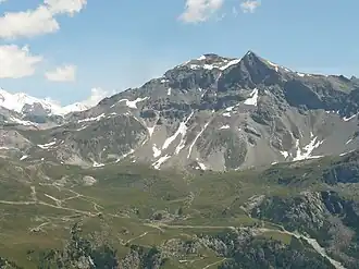 Monte Roisetta von Westen, vom Finestra di Cignana