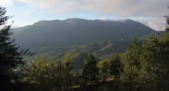 Monte Zatta vom Gebirgspass Ghiffi aus gesehen (2017)