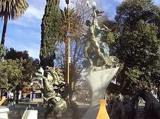 Monument auf der Plaza von Cliza