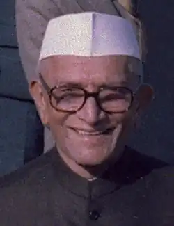 Morarji Desai Führer des Congress (O)