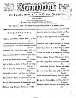 Titelseite vom 2. Januar 1820