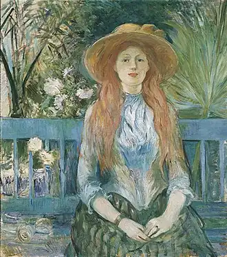 Berthe Morisot: Junges Mädchen im Park, 1893