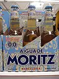 Aigua de Moritz (alkoholfreies Bier der Marke, übersetzt 'Wasser von Moritz')