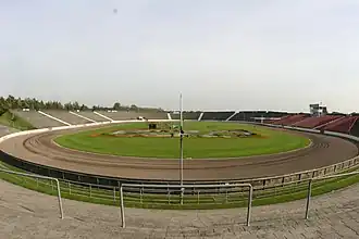 Blick ins Rund des Motodroms