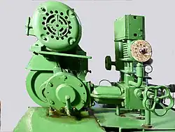 Motor und Pumpe dieser Kelter