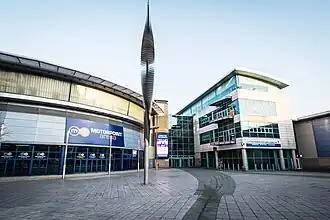 Die zum National Ice Centre gehörende Motorpoint Arena in Nottingham (2016)