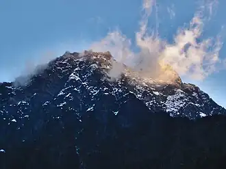 Nordseite des Mount Baker von der Bujuku-Hütte aus gesehen