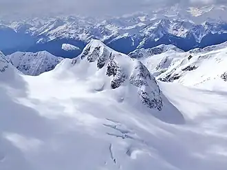 Mount Spetch vom Joffre Peak aus