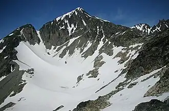 Mount Weart, der Südgipfel, der höchste der drei Gipfel