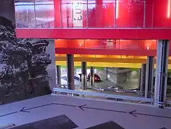 Innenansicht mit Wandbild