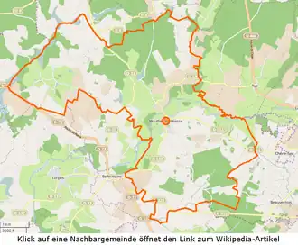 Mouthier-en-Bresse mit seinen Nachbarorten