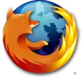 Erstes Logo unter dem Namen Firefox (2004)