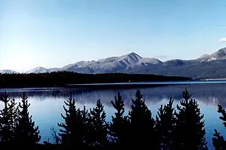 Mount Elbert mit Turquoise Lake im Vordergrund