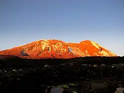 Der Kilimandscharo vom Shira-Camp aus gesehen