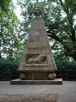 Ehrenmal für die Opfer der beiden Weltkriege.