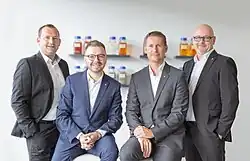 CEO/COO Gregor Reindl, CEO/CRO Ewald-Marco Münzer, CEO/CFO Claus Höfer, CEO Michael Münzer