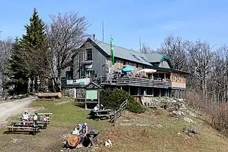 Westsüdwestansicht der Enzianhütte