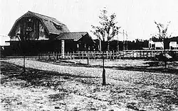 Der Bahnhof im April 1927