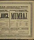Mumraj – Theaterzettel 1912