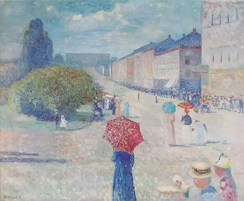 Munch: Frühling auf der Karl Johans gate