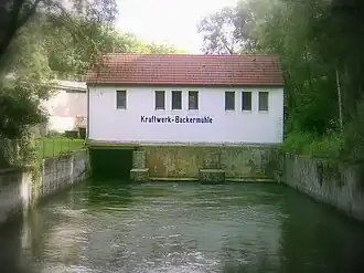 Kraftwerk Bäckermühle (Nordseite)