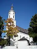 Die Alte Pfarrkirche St.&nbsp;Margaret von Südwesten gesehen