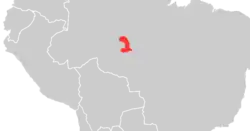 Landkarte, die die geografische Zuordnung der Sprachen zeigt