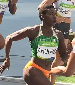 Murielle Ahouré Rang vier in 10,98&nbsp;s