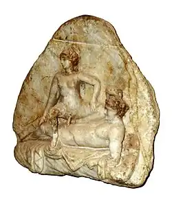 Erotisches Relief