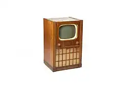 Fernsehempfänger La Dôle der Schweizer Firma Autophon (1953/1954).