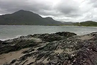 Berg Mweelrea hinter Killary Harbour